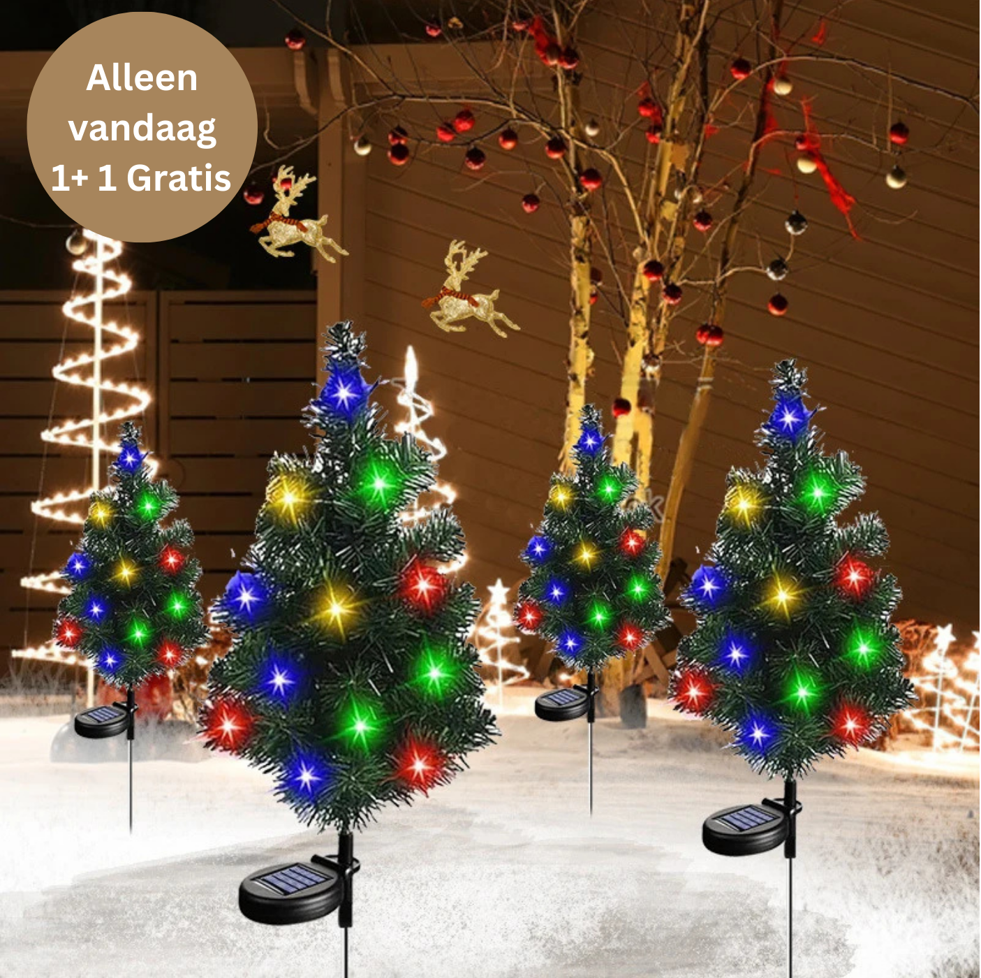 Christmas SolarThree|  Kerstboom op zonne-energie