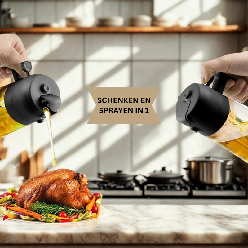 Spray & Serve | Olie spray en schenker